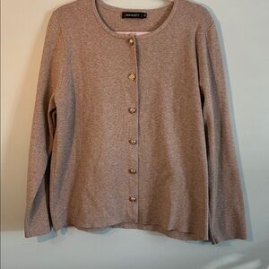 Madewell Women's Beige Cardigan Sweater